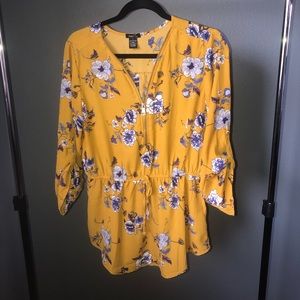 Floral print shirt // Rue 21